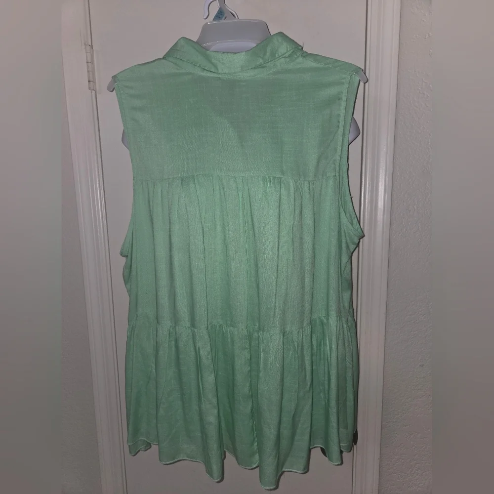 New Look Green Button-Up Dress - Picture 5 of 6
